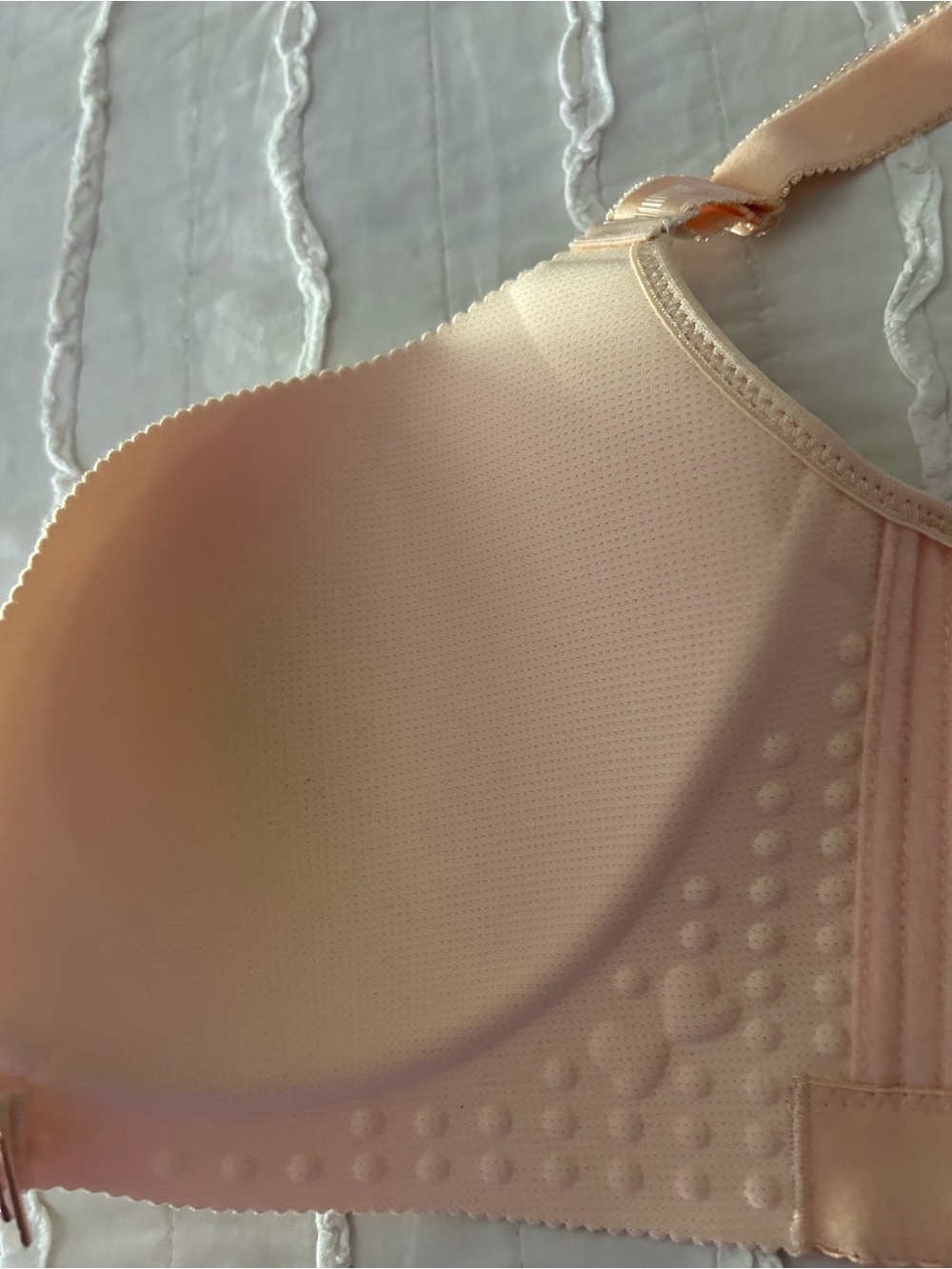 Women's Butterfly Lace Back Padded Bra - Nude - Picture 6 of 7